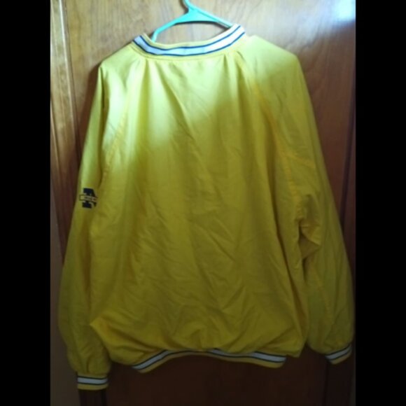 University of Michigan pullover Jacket Wolverines zip Stadium coat Mens XL - Picture 2 of 7